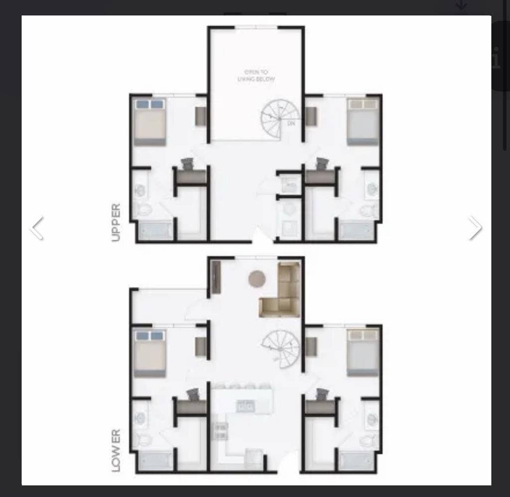 Room in charlotte townhome 4x4