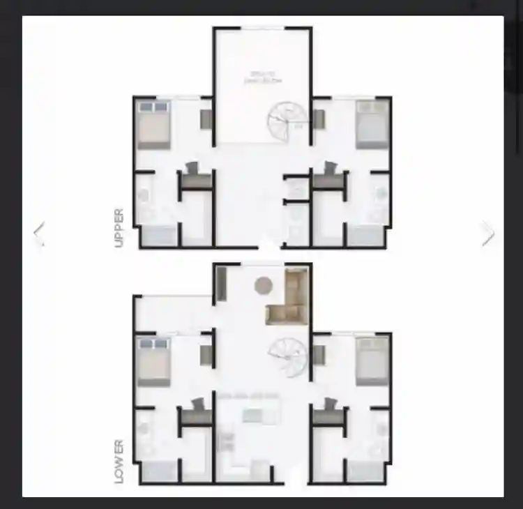 Room in charlotte townhome 4x4