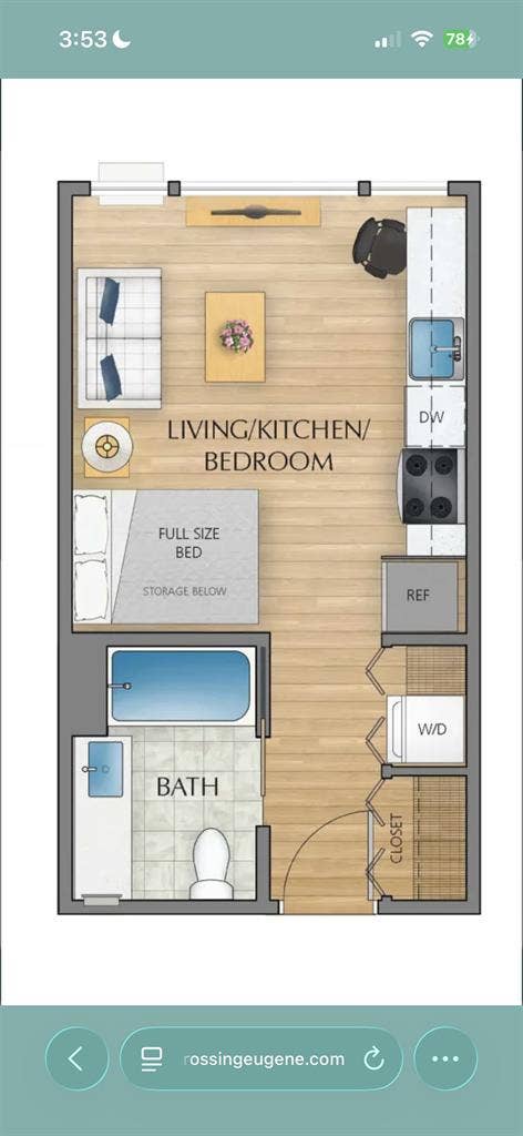 Studio apartment for rent!!
