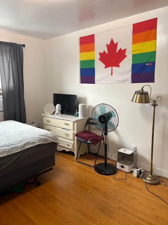 Beautiful, Large Bedroom - with dog