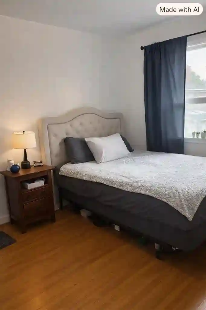 Beautiful, Large Bedroom - with dog