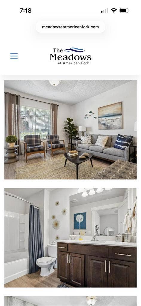 2 bed 2 bath apt in American Fork!