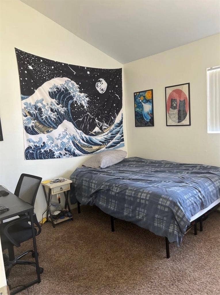 Room w/ walk-in closet + garage