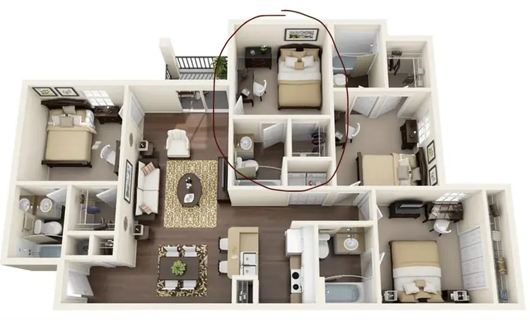 Room for rent: 720$