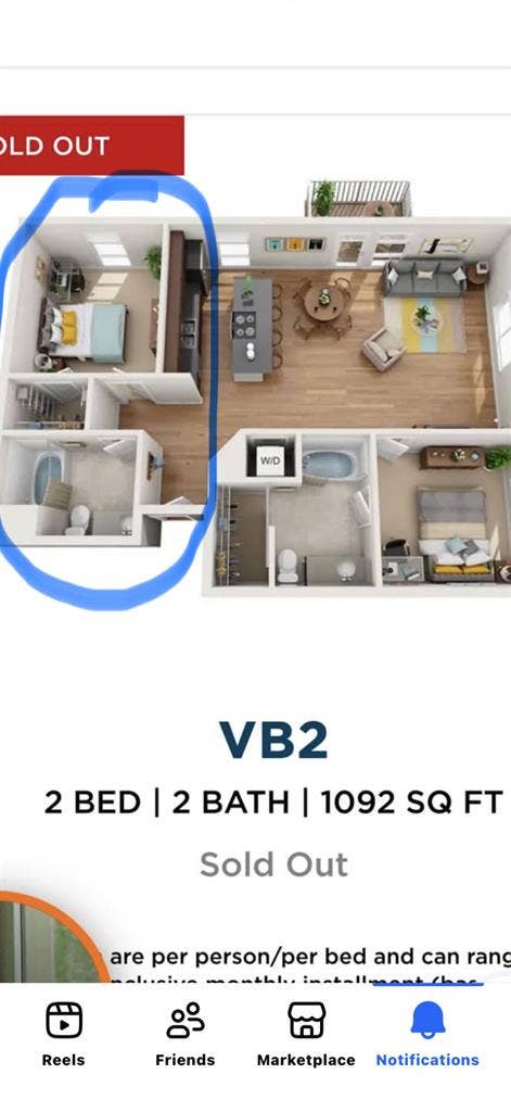 Sublease at Sol at West Village