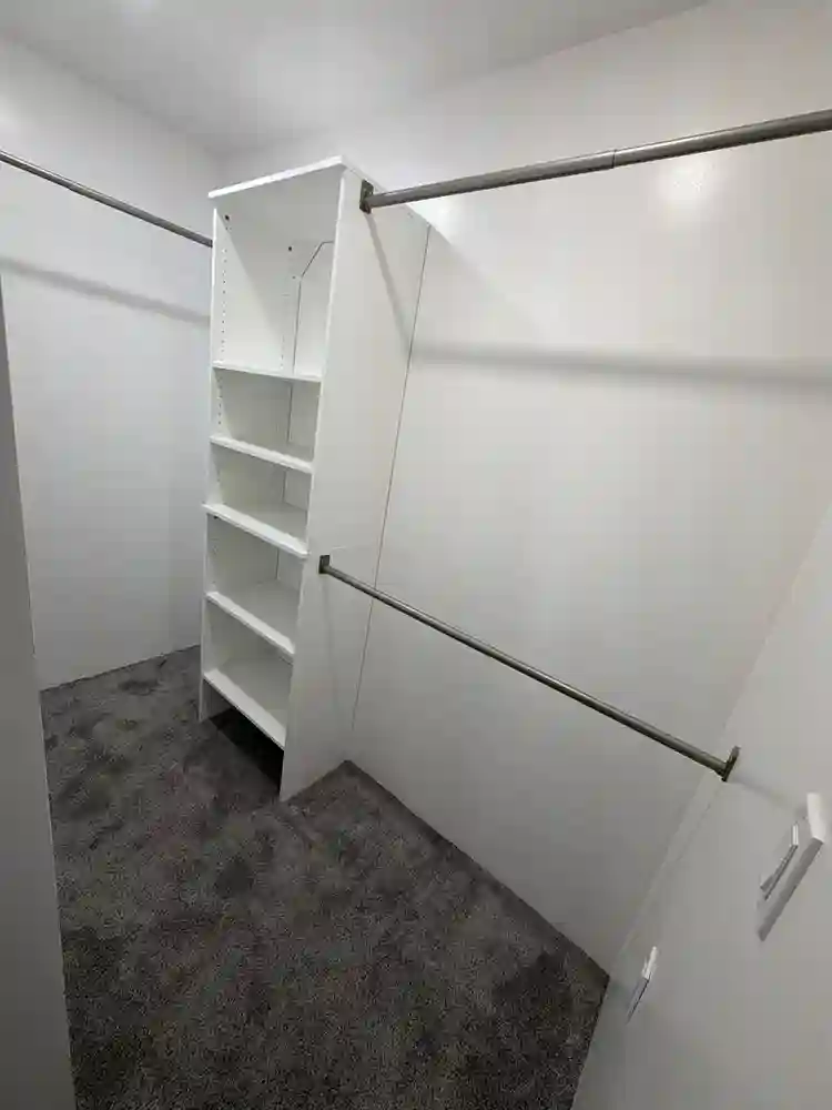 Private room with walk in closet
