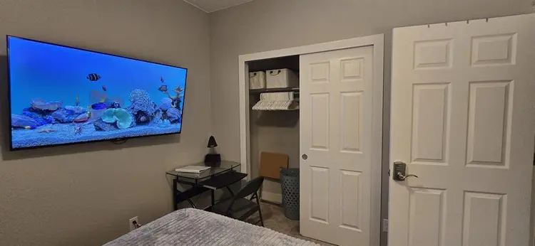 Furnished Bedroom with Bathroom