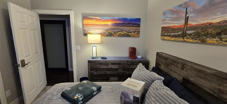 Furnished Bedroom with Bathroom