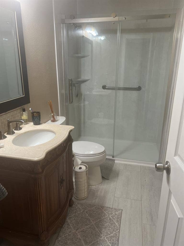 Furnished bedroom in Beaverton OR.