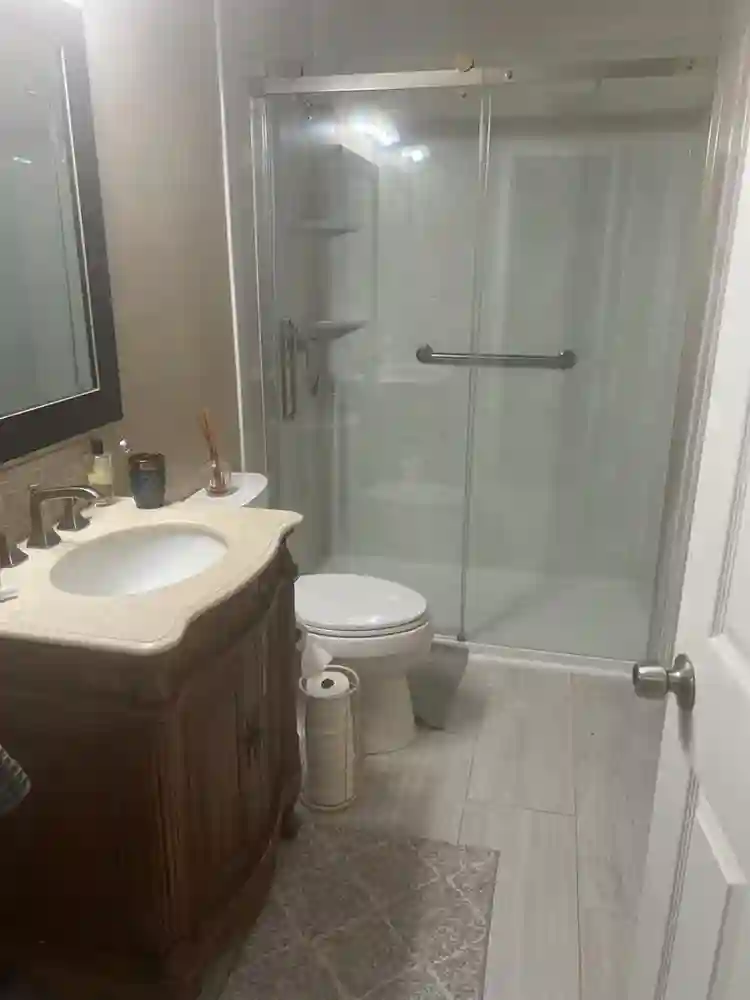 Furnished bedroom in Beaverton OR.