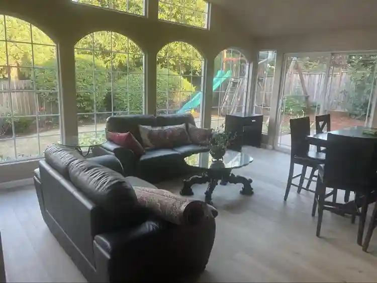Furnished bedroom in Beaverton OR.