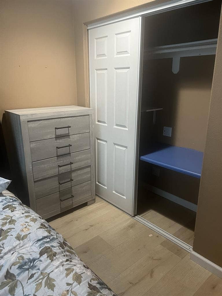 Furnished bedroom in Beaverton OR.
