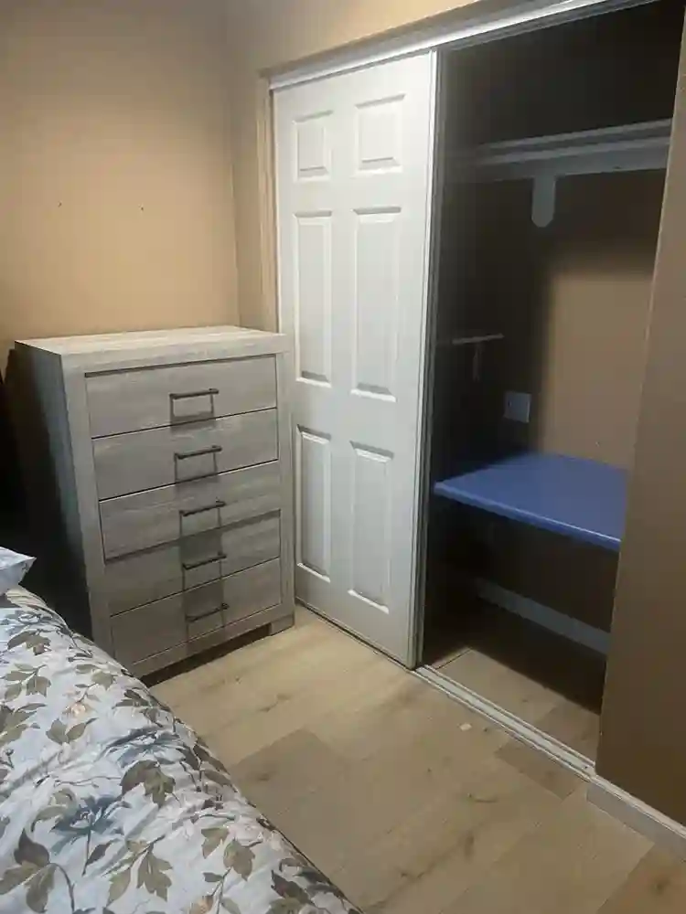 Furnished bedroom in Beaverton OR.