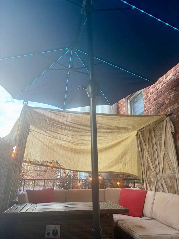 Nice furnished room with a terrace