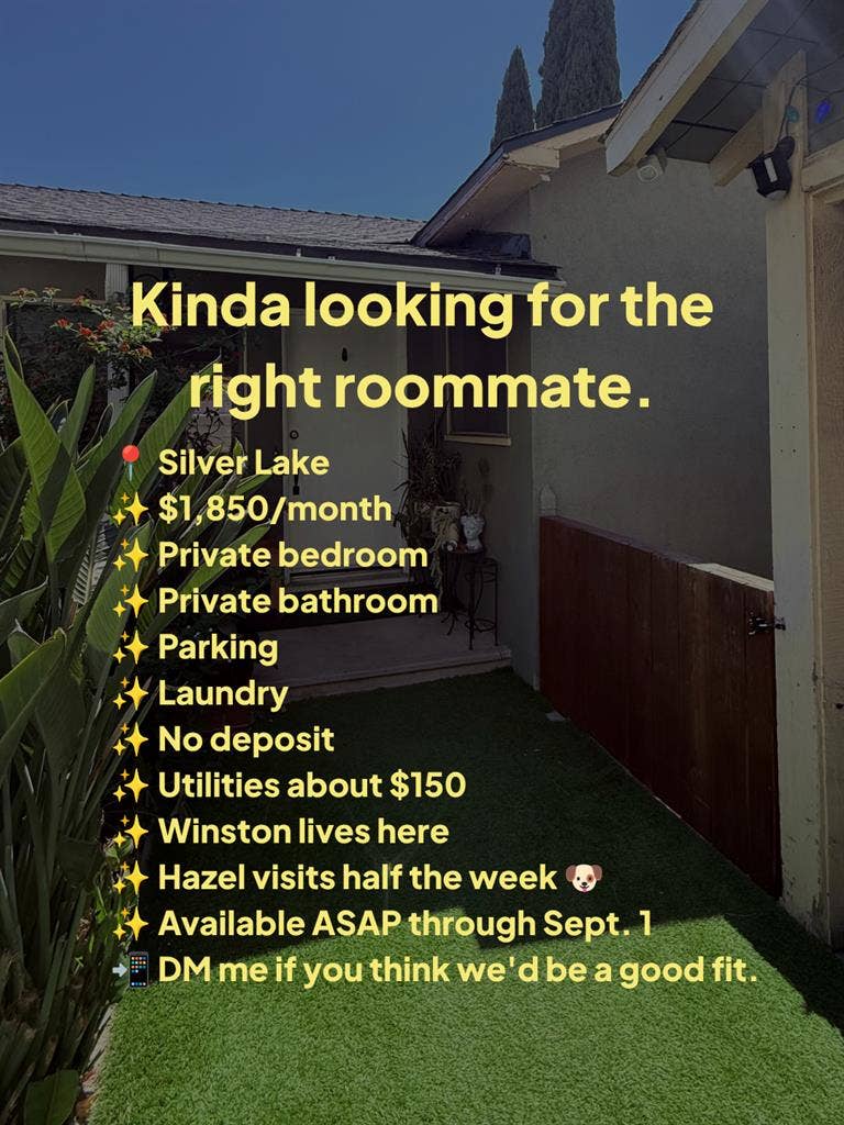 Kinda the best room in Silver Lake
