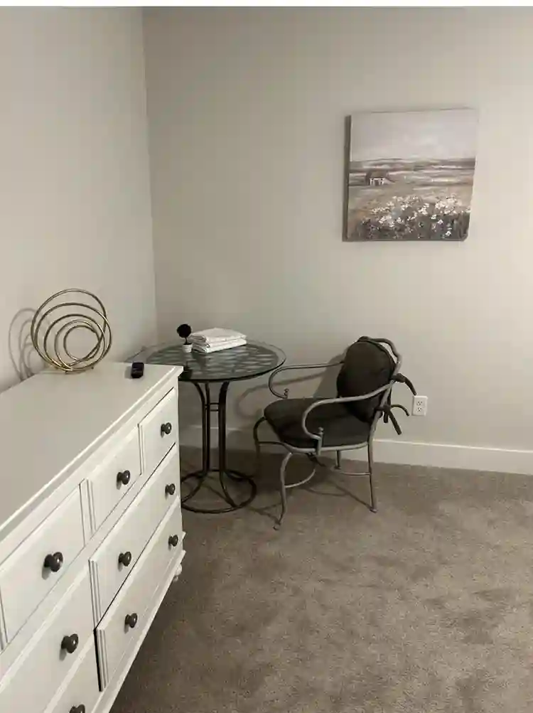 Furnished bedroom