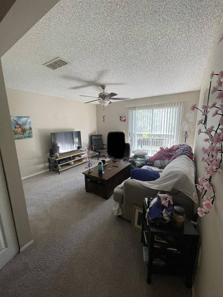 A bedroom + shared space/bathroom
