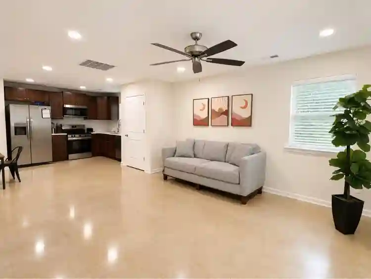 Furnished Queen Room w/Private Bath