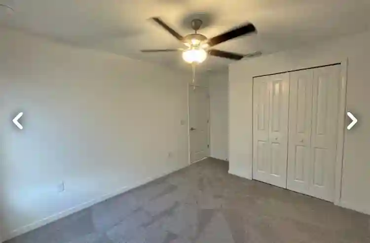 New house with fenced in back yard