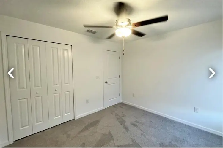 New house with fenced in back yard