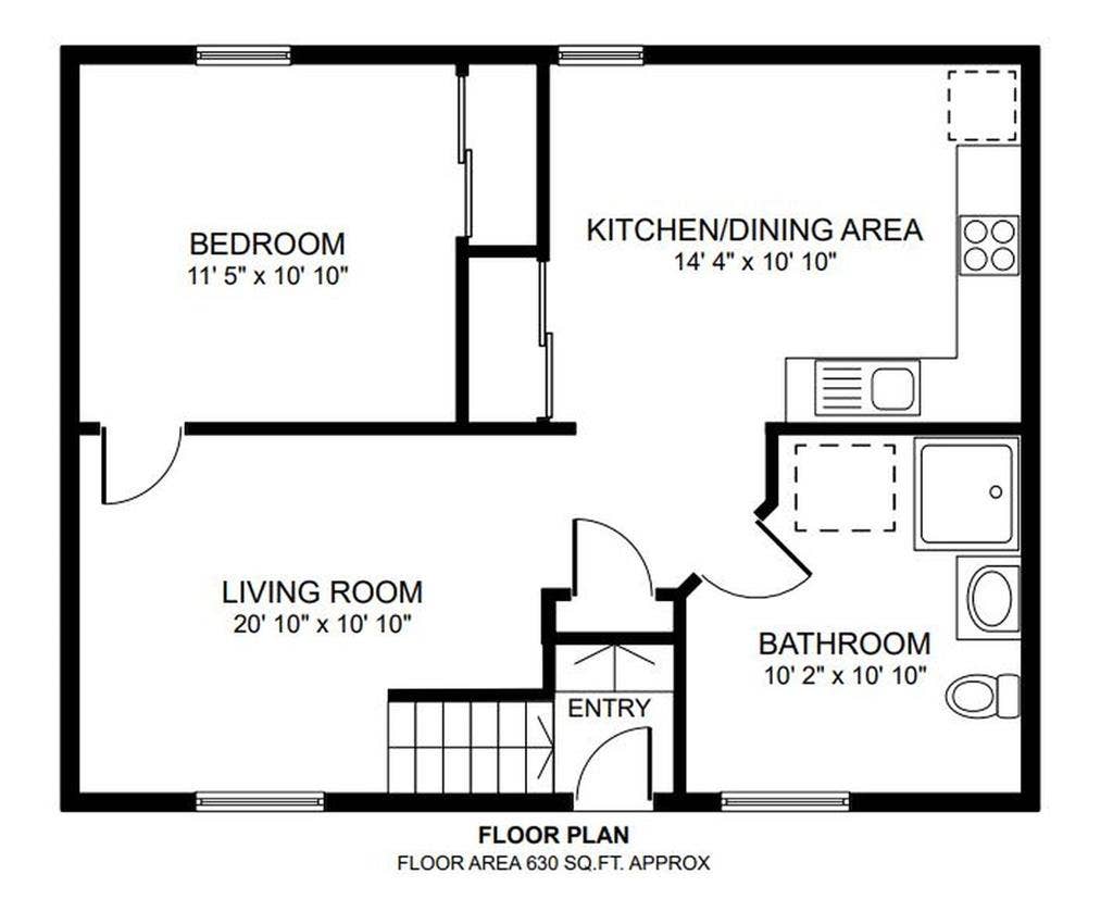1 BR in Portland
