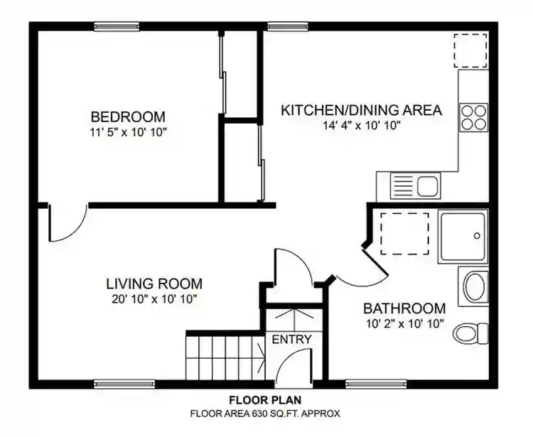 1 BR in Portland