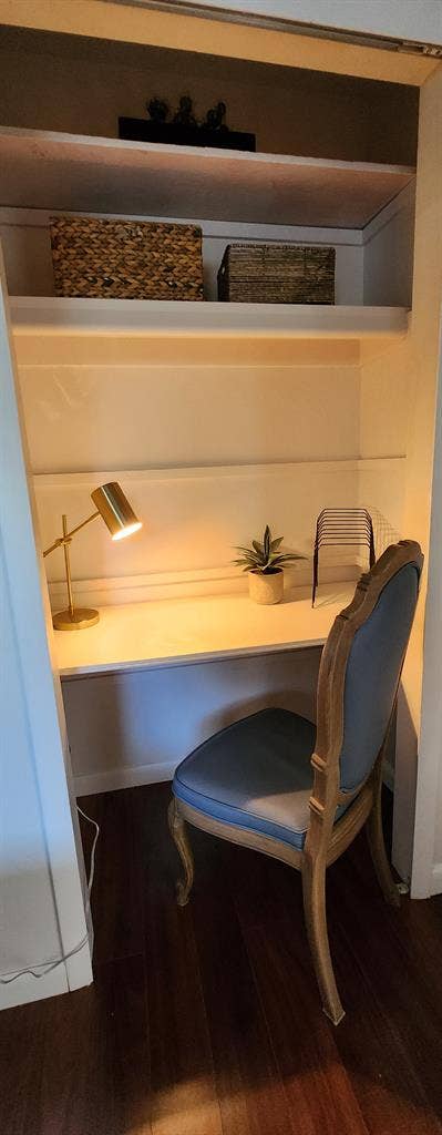 Room with Pool access and work area