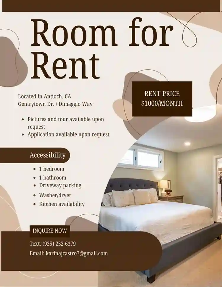 Cozy spacious and clean room