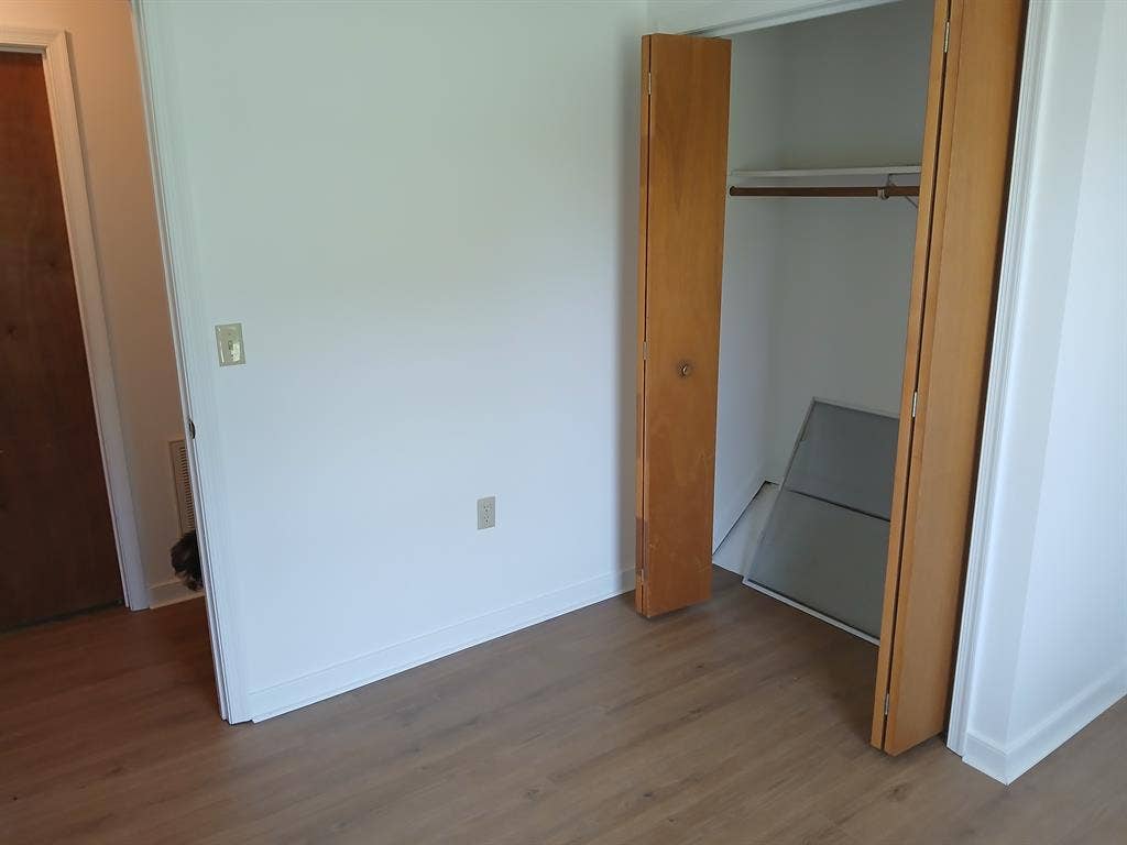 Unfurnished room for rent.