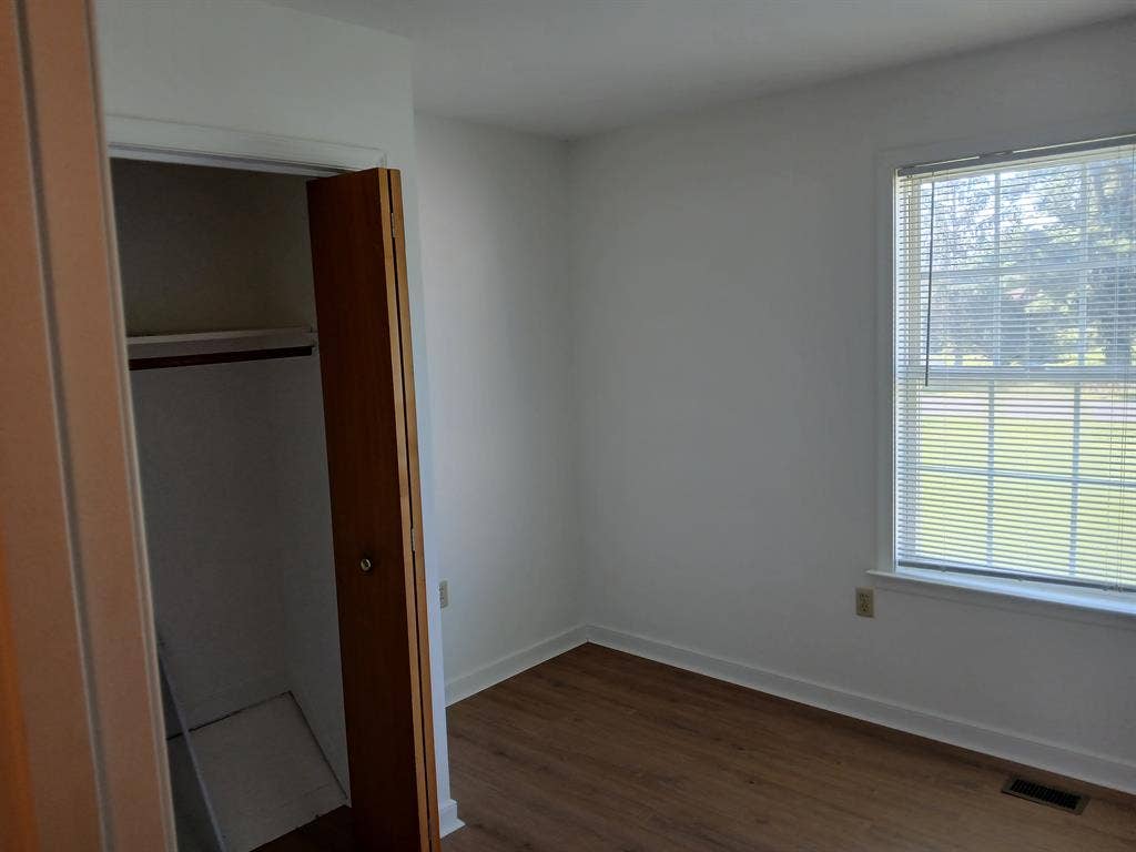 Unfurnished room for rent.