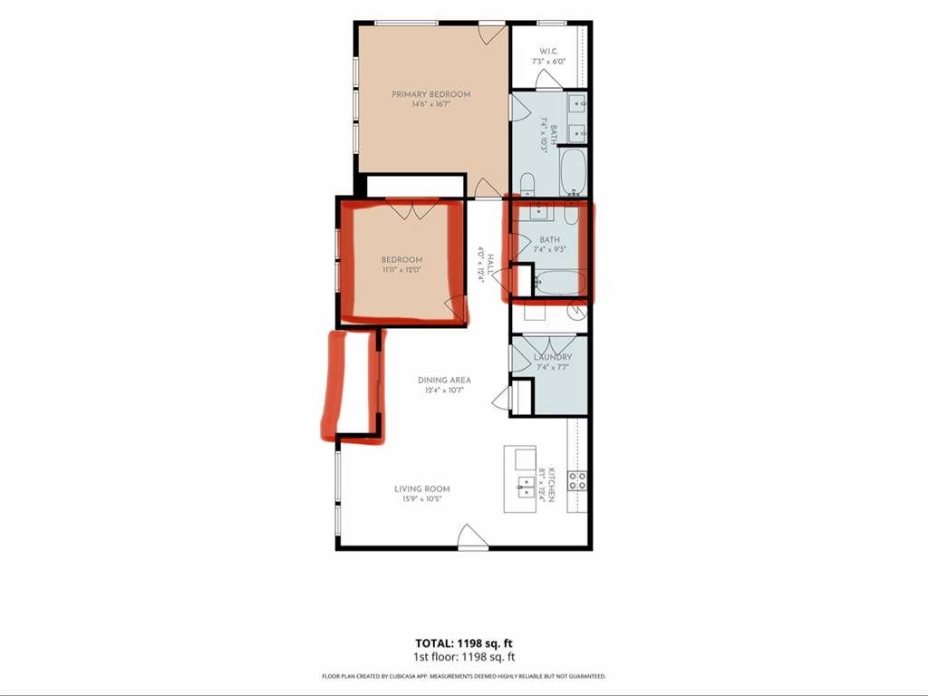 Private Bedroom, Bathroom& Balcony