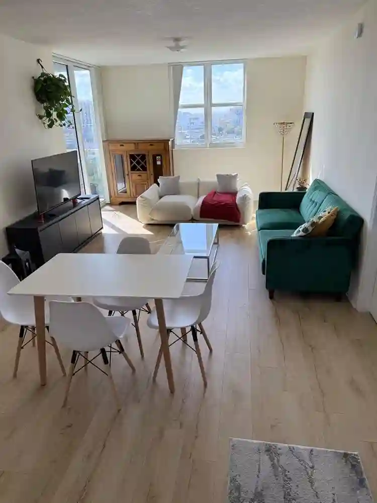 Shared bedroom with a male