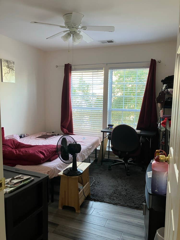 1 Bedroom with attached bathroom