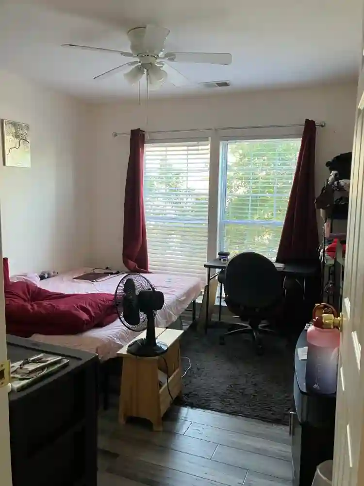 1 Bedroom with attached bathroom