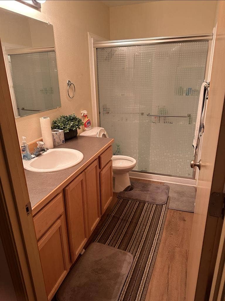 Bedroom and Bathroom
