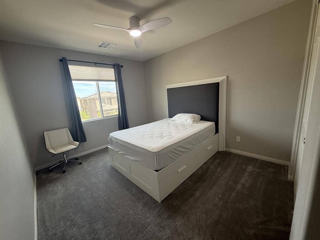 TWO large rooms w/private bath