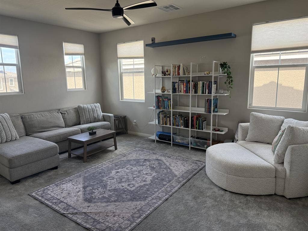 TWO large rooms w/private bath