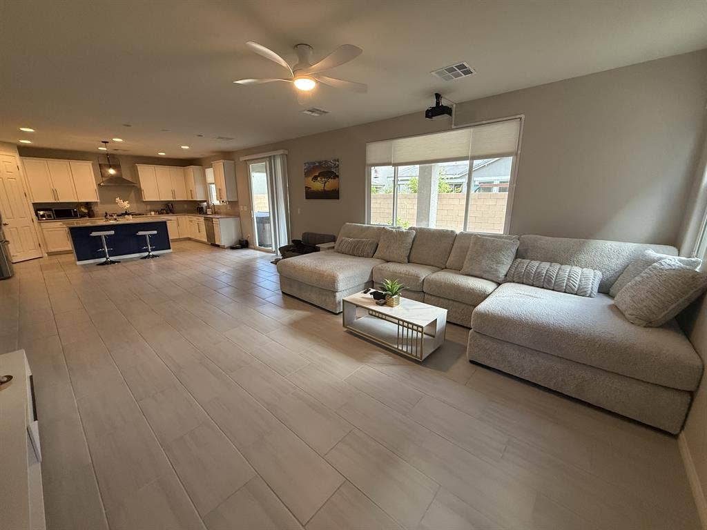 TWO large rooms w/private bath
