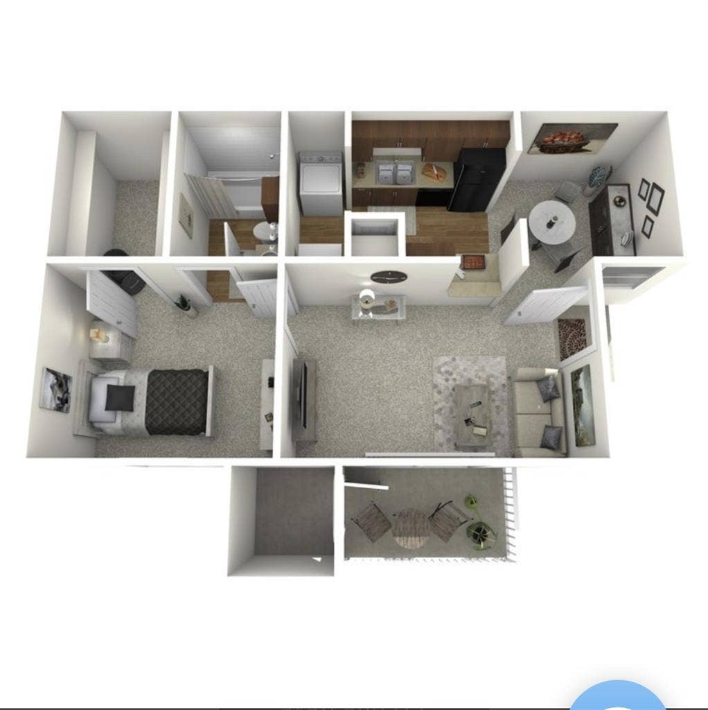 1 bedroom 1 bath Apartment