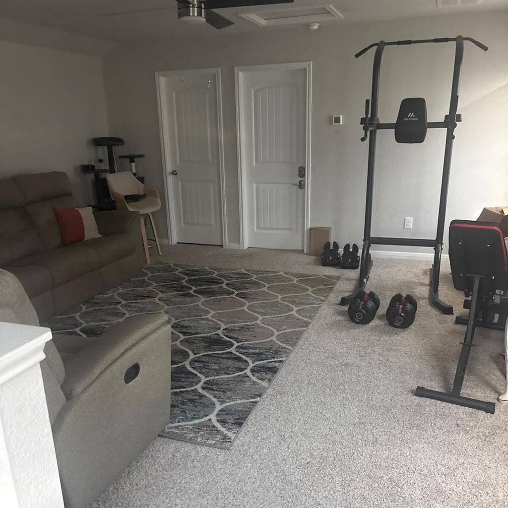Second floor living space for rent.