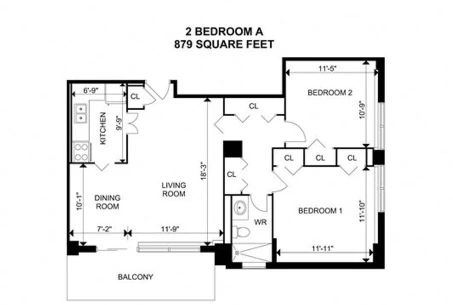 1 bedroom across from High Park