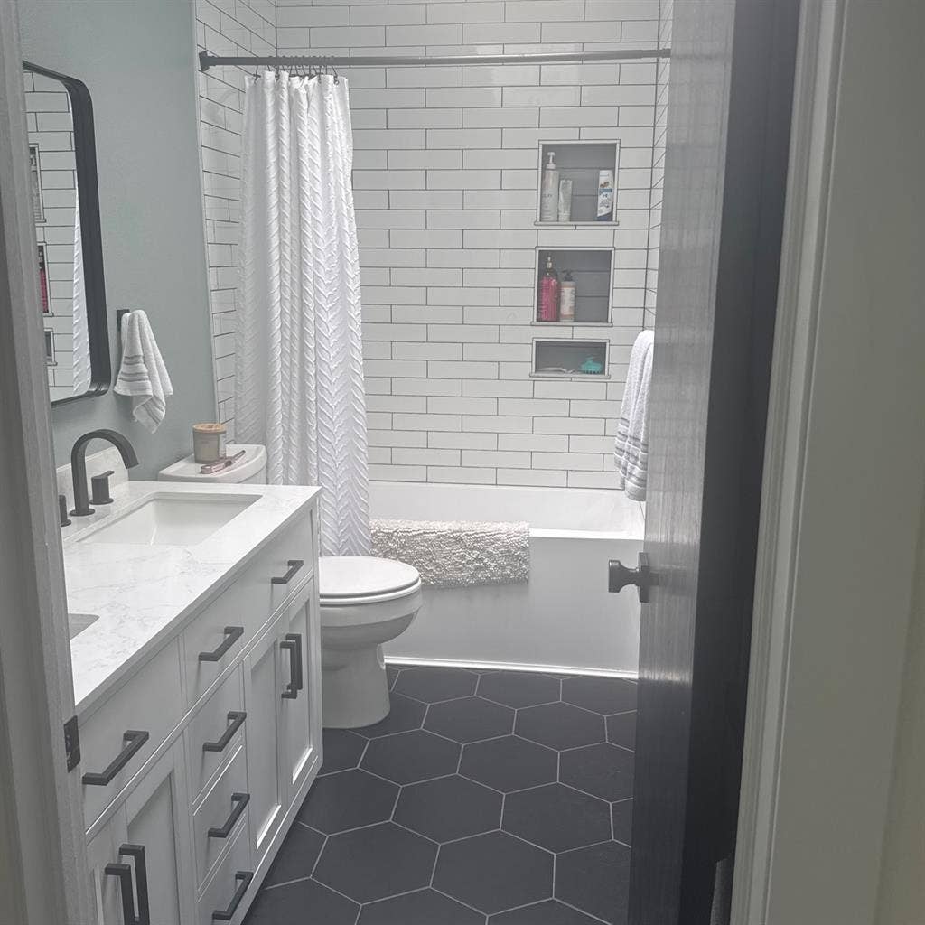 Large furnished bedroom