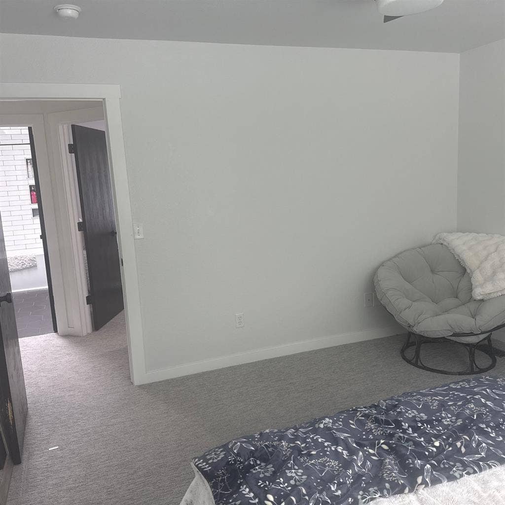 Large furnished bedroom