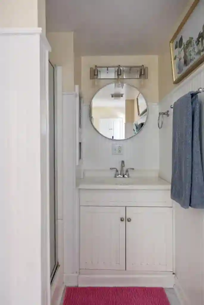 Large private bedroom and bathroom