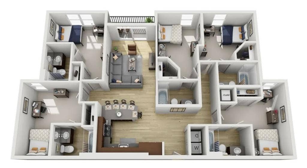 5x5 TENN Apartment Available