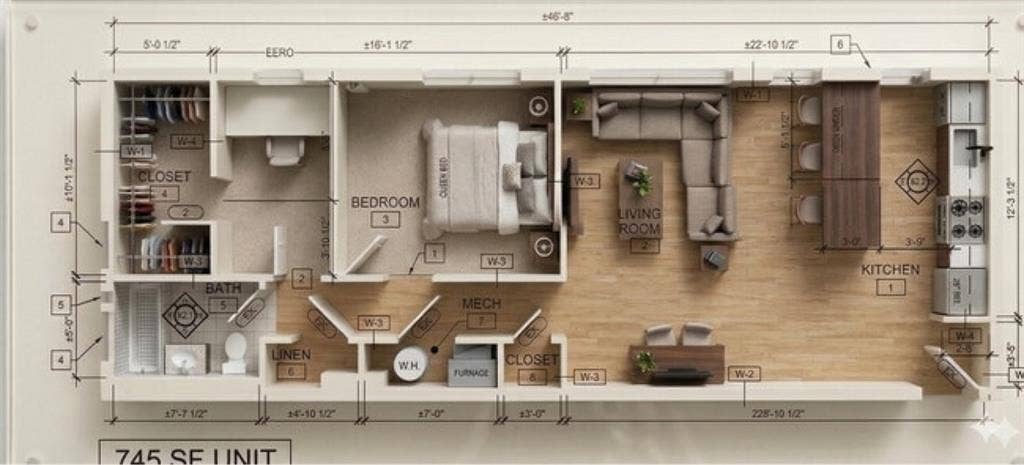 SUBLEASE 1 Bedroom 1 Bathroom
