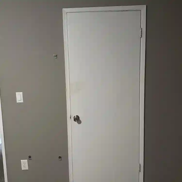 Two-story duplex, master bedroom