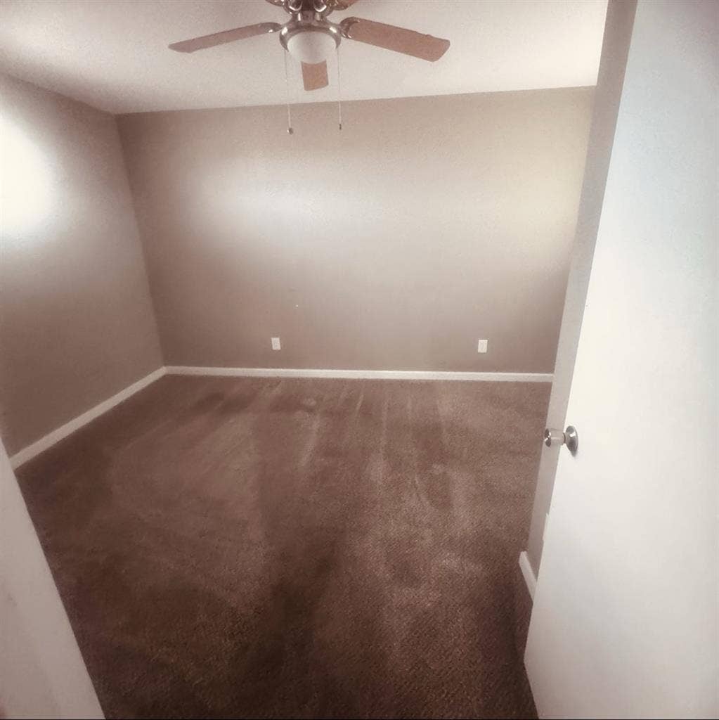 Two-story duplex, master bedroom