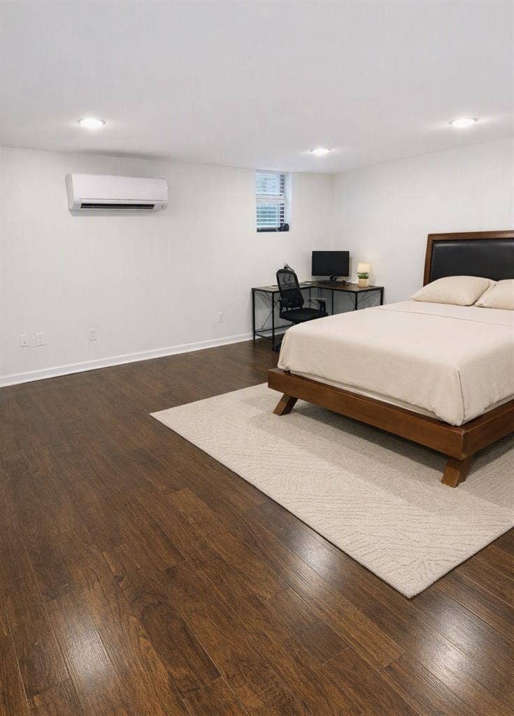 Fully furnished private basement