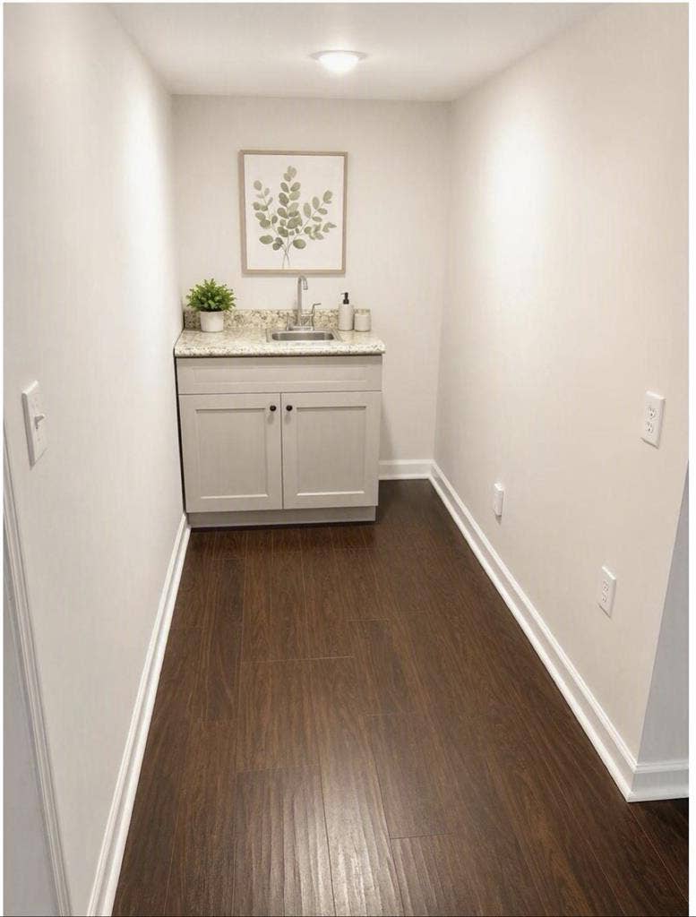 Fully furnished private basement
